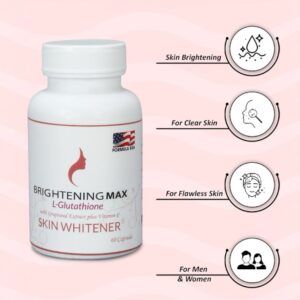 Brightening Max Skin Whitening Capsule | Advanced Glutathione Formula for Radiant & Even Skin